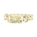 Bee and Sunflower Dog Collar - plastic gold