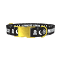 Gothic Christmas Dog Collar - metal gold