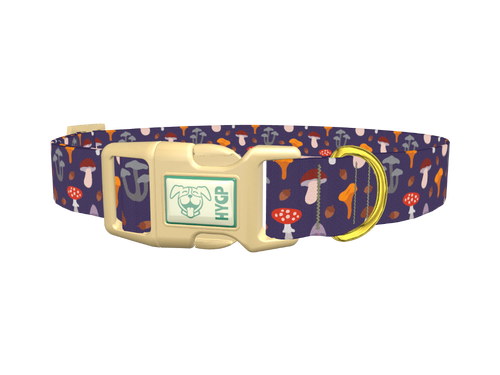 Mushroom Forest Dog Collar
