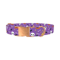 Halloween Moon Dog Collar - metal rose gold
