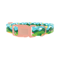 Landscape Hills Dog Collar - plastic rose gold
