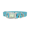 Christmas Penguin Dog Collar - plastic silver