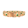 Oktoberfest Beer Dog Collar - metal rose gold