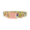 Whimsical Mushroom Dog Collar - plastic rose gold