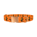 Witch Broomstick Halloween Dog Collar - metal rose gold