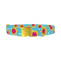 Peace Sunflower Dog Collar - metal gold