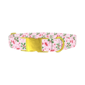 Christmas Berries Dog Collar - metal gold