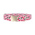 Cherry Picnic Dog Collar - metal silver