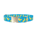 Banana Fruit Dog Collar - metal silver