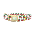 Christmas Car Dog Collar - plastic gold