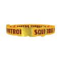 Yellow Squirrel Dog Collar - metal gold