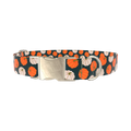 Pumpkin Patch Dog Collar - metal gold