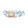 Ocean Fish Dog Collar - plastic rose gold