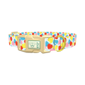 Candy Heart Dog Collar - plastic gold