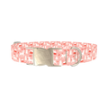 Christmas Deer Forest Dog Collar - metal silver