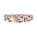Chili Pepper Dog Collar - metal silver