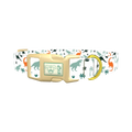 Dinosaur Jungle Dog Collar - plastic gold