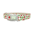 Christmas Ornament Dog Collar - plastic silver