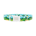 Landscape Hills Dog Collar - plastic silver