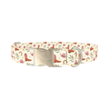 Western Hat Stars Dog Collar - metal silver