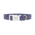 Christmas Wreath Dog Collar - plastic silver
