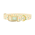 Colorful Reindeer Dog Collar - plastic gold