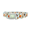 Thanksgiving Turkey Dog Collar - plastic silver