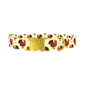 Turkey Heart Dog Collar - metal gold