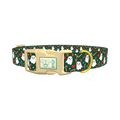 Christmas Ghost Deer Dog Collar - plastic gold
