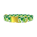St. Patrick's Balloon Dog Collar - metal gold