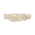 Geometric Moon Phase Dog Collar - plastic rose gold