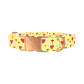 Flying Hearts Dog Collar - metal rose gold