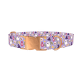 Halloween Ghost Dog Collar - metal rose gold