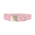 Christmas Ho Ho Ho Dog Collar - metal silver