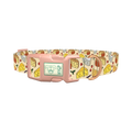 Cheese and Tomato Dog Collar - plastic rose gold