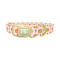 Halloween Cross-Stitch Dog Collar - plastic gold