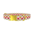 Fruit Slice Dog Collar - metal gold