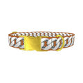 Silver Chain Dog Collar - metal gold