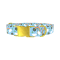 St. Patrick's Rainbow Dog Collar - metal rose gold