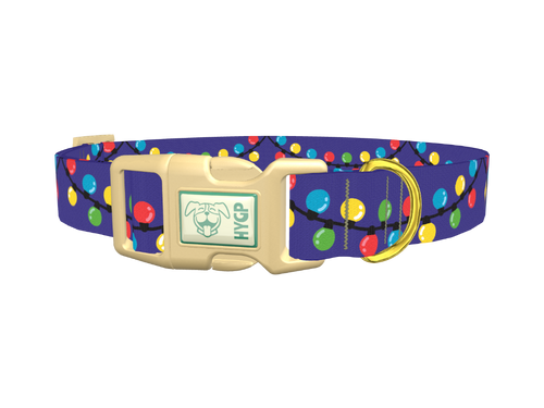 Christmas Lights Dog Collar