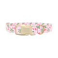 Christmas Berries Dog Collar - plastic rose gold