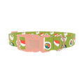 Sushi Pattern Dog Collar - plastic rose gold