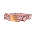 Mystical Nature Dog Collar - metal silver