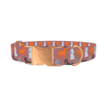 Poodle Dog Collar - metal rose gold