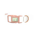 Dinosaur UFO Dog Collar - plastic rose gold