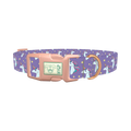 Purple Unicorn Magic Dog Collar - plastic rose gold
