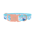 Arctic Mountain Dog Collar - plastic rose gold