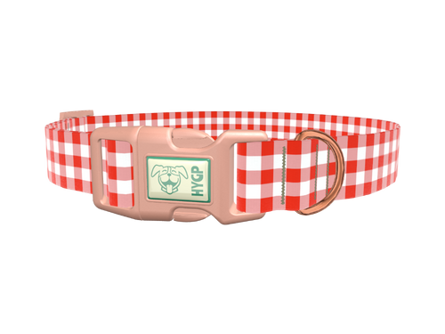 Geometric Plaid Dog Collar