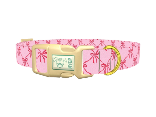 Diamond Bow Dog Collar