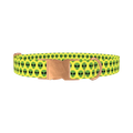 Alien Faces Dog Collar - metal rose gold